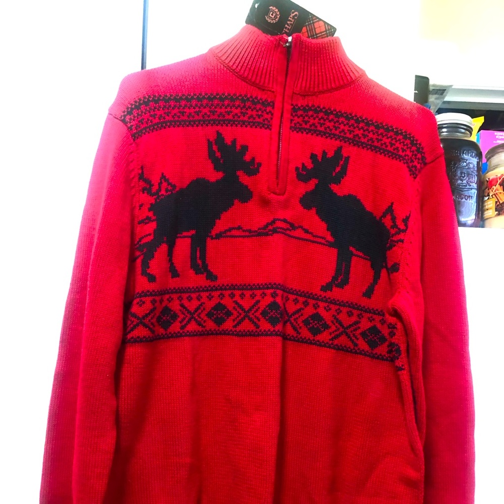 Mens Chaps cotton sweater size med